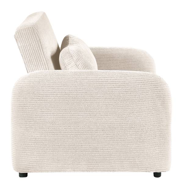 Schlafsessel SOLAY Cordstoff Lola: Altweiß