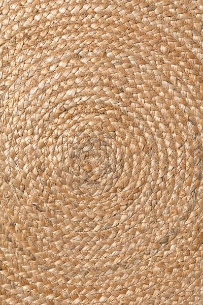 Juteteppich Nuru rund Jute - Beige - Durchmesser: 200 cm