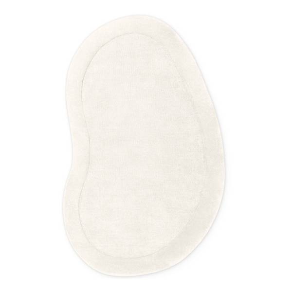 Wollteppich Kivi Organic Wolle / Nylon - Creme