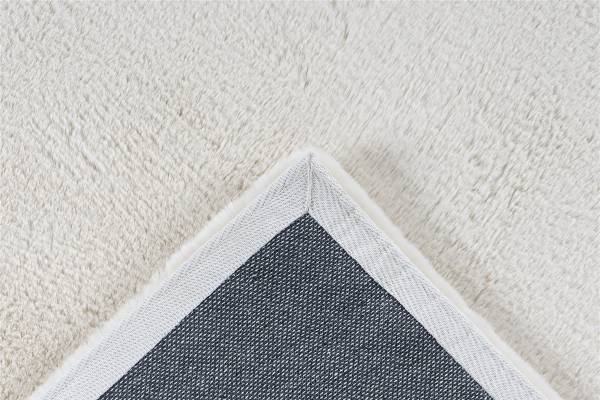 Tapis à poils longs Emotion 525 Fibre synthétique - Crème - 60 x 110 cm