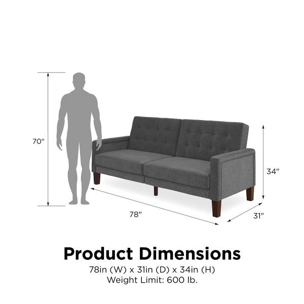 Schlafsofa Orris Grau