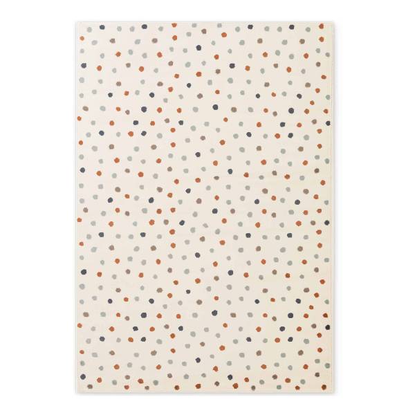 Kinderteppich Konfetti Polypropylen / Jute - Mehrfarbig - 120 x 170 cm