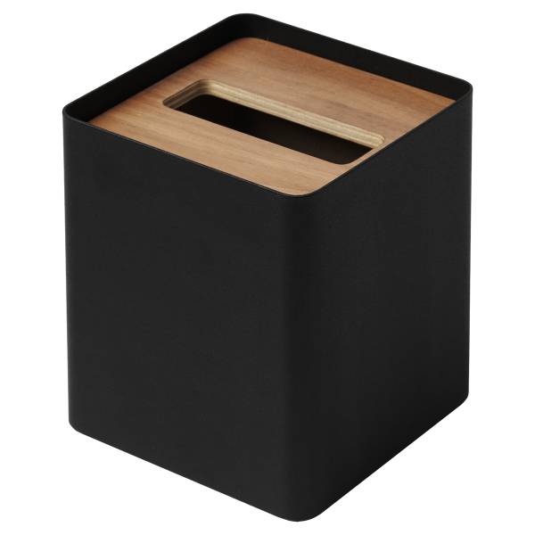 Taschentuchbox Rin Würfel Schwarz
