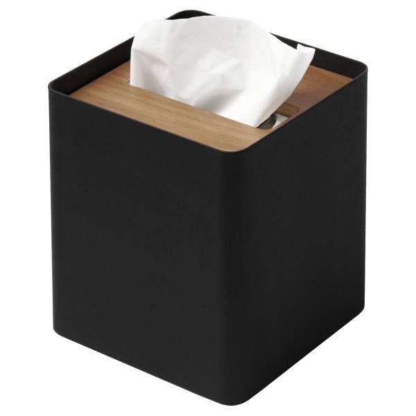 Taschentuchbox Rin Würfel Schwarz
