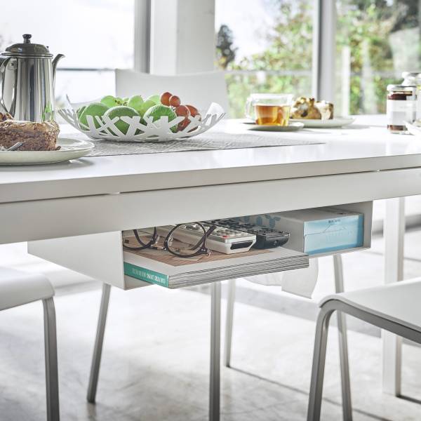 Étagère sous table Tower Blanc