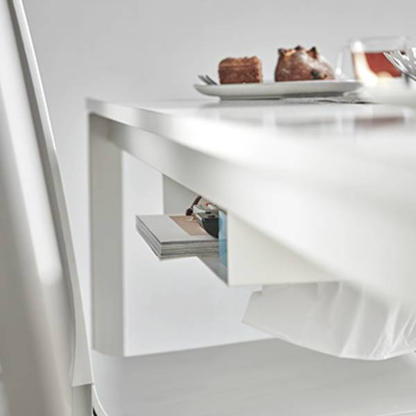 Étagère sous table Tower Blanc
