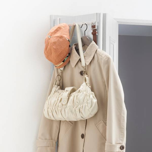 Barre de crochets de porte Smart Blanc