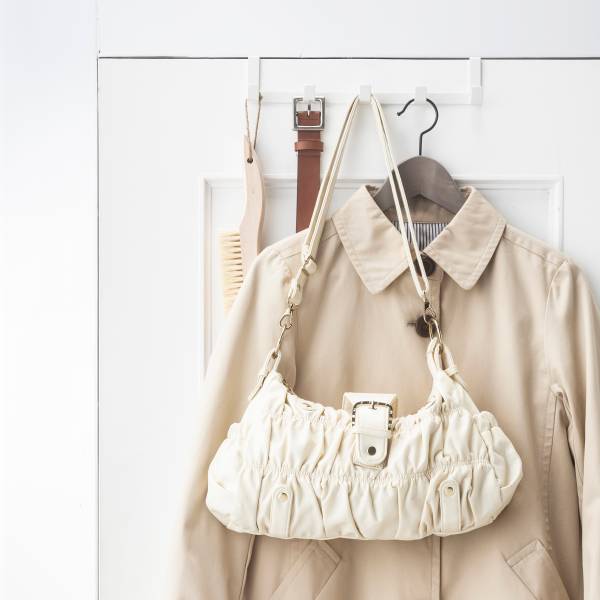 Barre de crochets de porte Smart Blanc