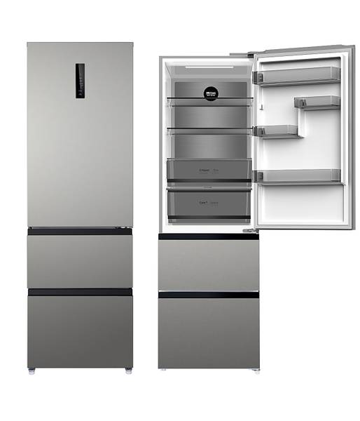 Kühl-/Gefrierkombination WFD400ENFDDIX Silber