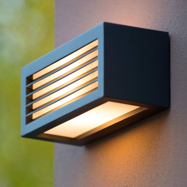 Außenwandleuchte Dimo Aluminium - Grau
