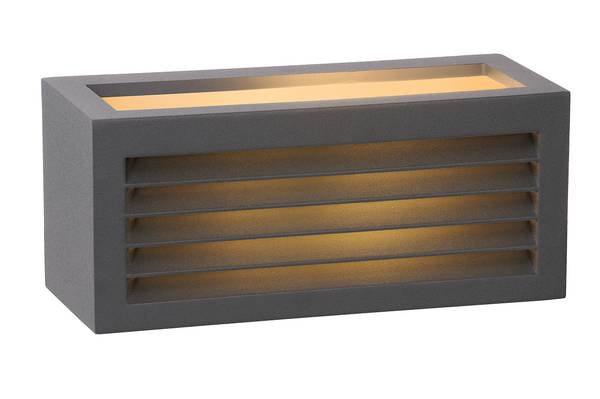 Außenwandleuchte Dimo Aluminium - Grau