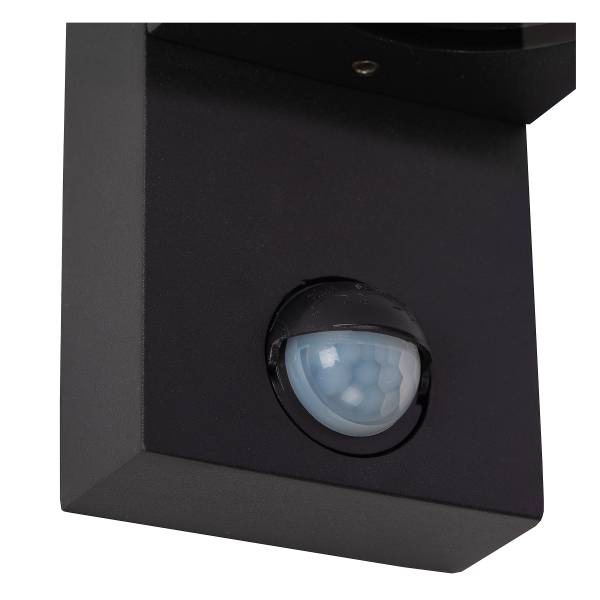 Außenwandleuchte Zaro Typ D Aluminium - Schwarz - Höhe: 23 cm