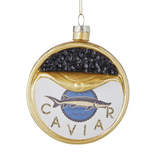 Baumanhänger HANG ON Caviar Borosilikatglas - Blau