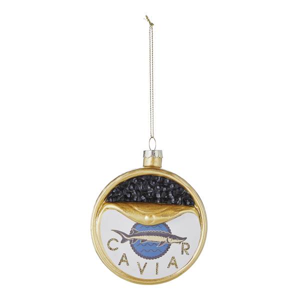 Baumanhänger HANG ON Caviar Borosilikatglas - Blau