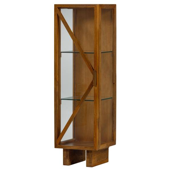Standvitrine Kella Mango Dunkel