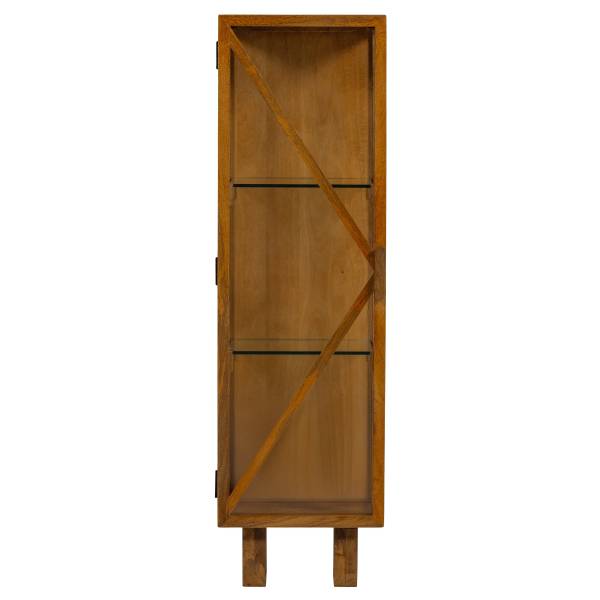 Standvitrine Kella Mango Dunkel
