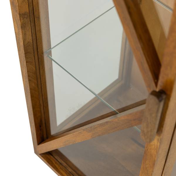 Standvitrine Kella Mango Dunkel
