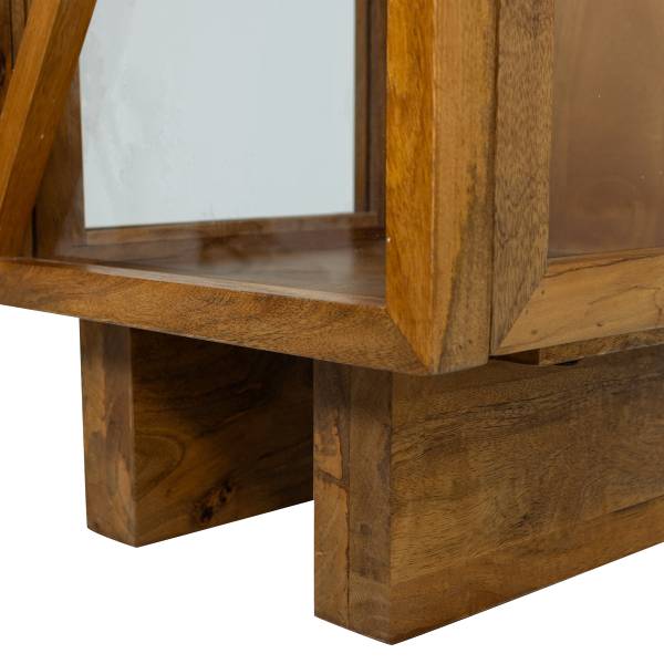 Standvitrine Kella Mango Dunkel
