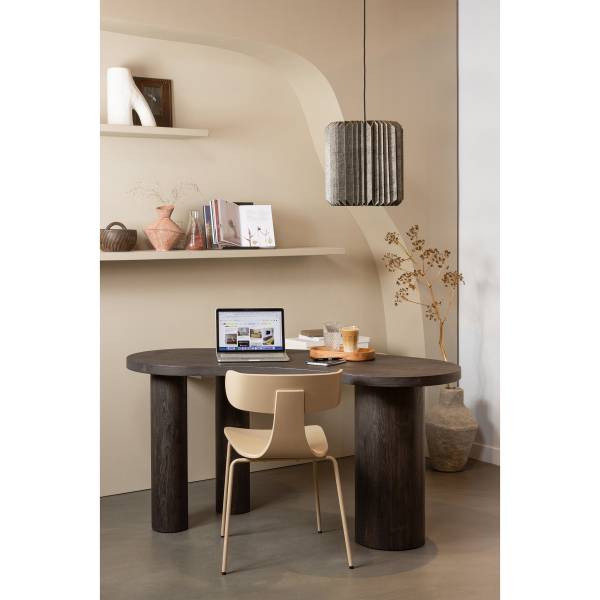 Schreibtisch Maan Braun - Holzwerkstoff - 150 x 75 x 70 cm