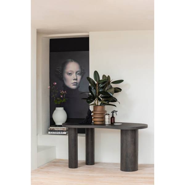 Schreibtisch Maan Braun - Holzwerkstoff - 150 x 75 x 70 cm