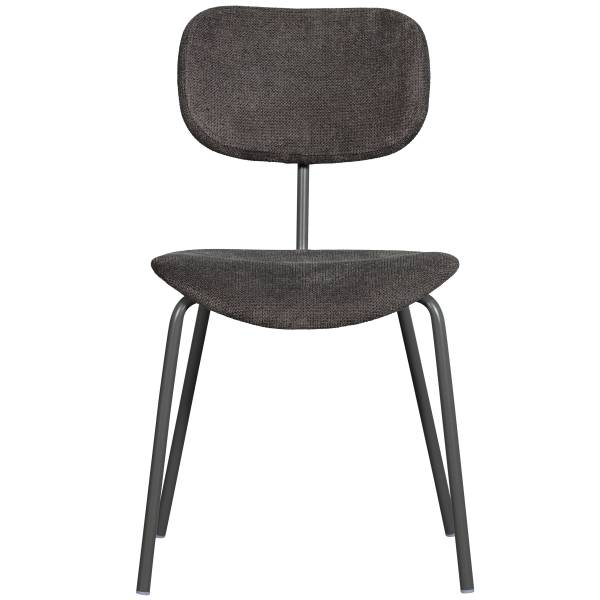 Esszimmerstuhl Link 2er-Set Grau - Webstoff - Eisen - 54 x 78 x 45 cm