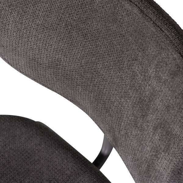 Esszimmerstuhl Link 2er-Set Grau - Webstoff - Eisen - 54 x 78 x 45 cm
