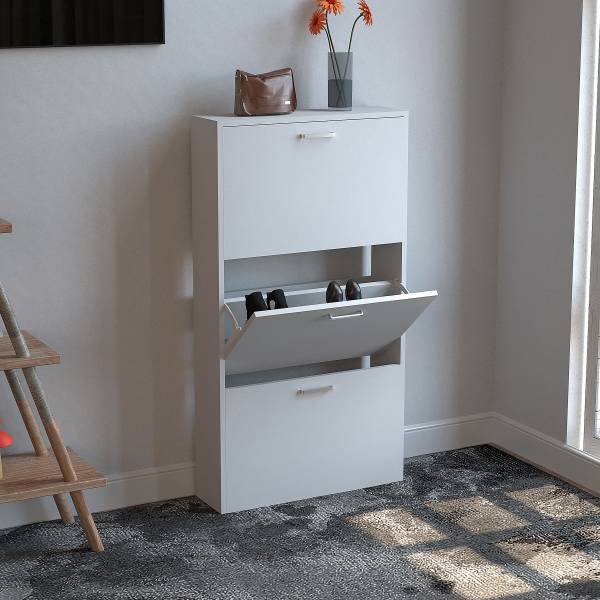 Schuhkipper Sulos Weiß - Höhe: 108 cm