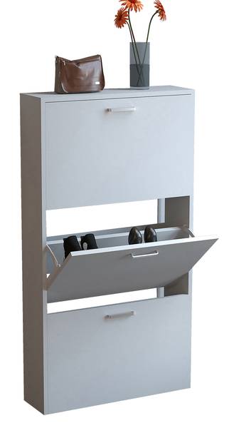 Schuhkipper Sulos Weiß - Höhe: 108 cm