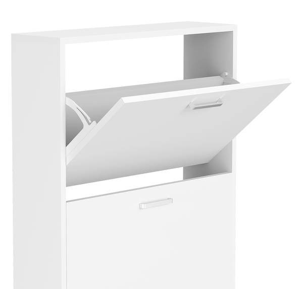 Schuhkipper Sulos Weiß - Höhe: 108 cm