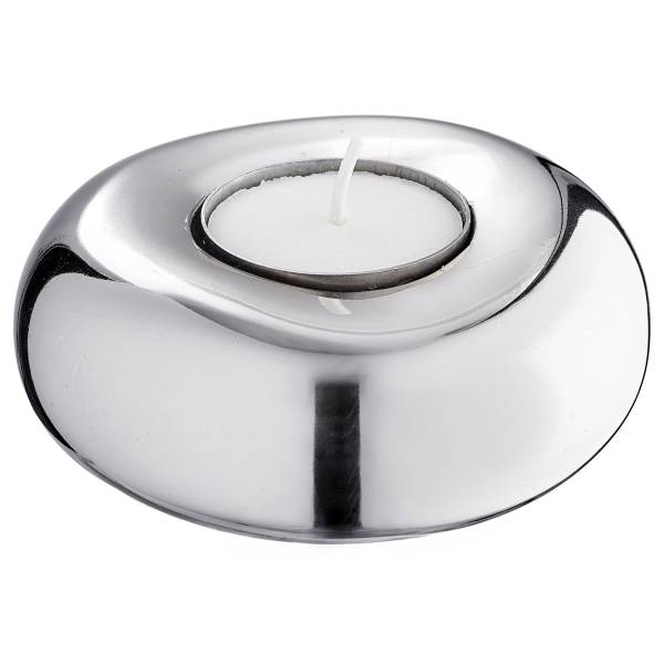Teelichthalter CHROME Aluminium - Silber
