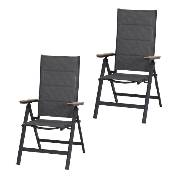 Klappstuhl Paolbo Aluminium / PVC - Grau