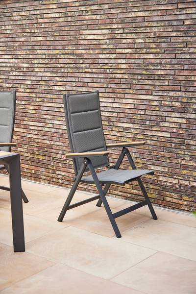 Klappstuhl Paolbo Aluminium / PVC - Grau