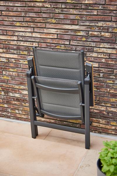 Klappstuhl Paolbo Aluminium / PVC - Grau