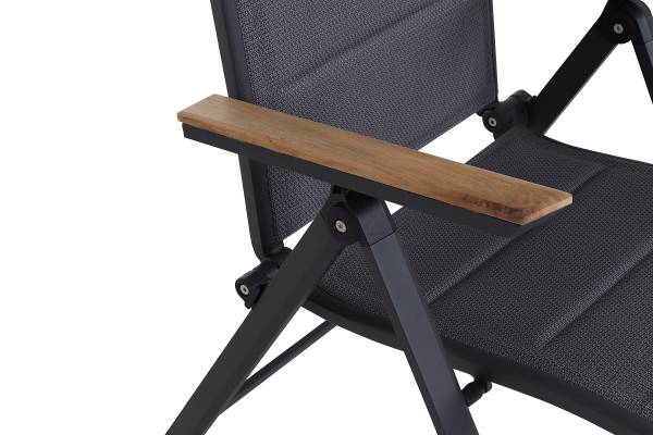 Klappstuhl Paolbo Aluminium / PVC - Grau