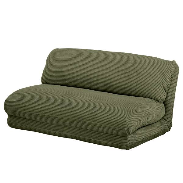 Schlafsofa LYNO Cordstoff Naris: Grün