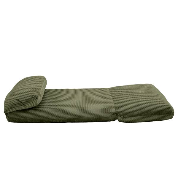 Schlafsofa LYNO Cordstoff Naris: Grün