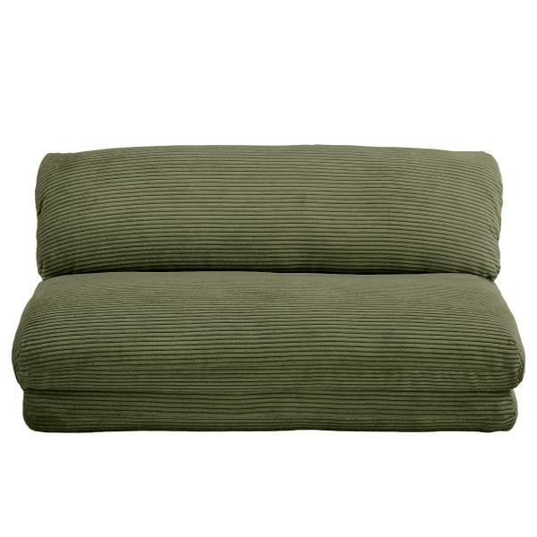 Schlafsofa LYNO Cordstoff Naris: Grün