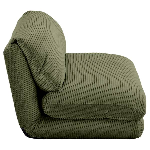 Schlafsofa LYNO Cordstoff Naris: Grün