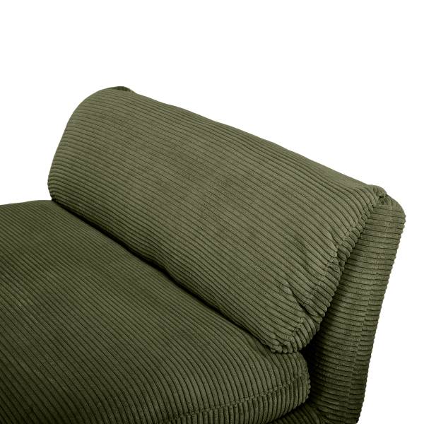 Schlafsofa LYNO Cordstoff Naris: Grün