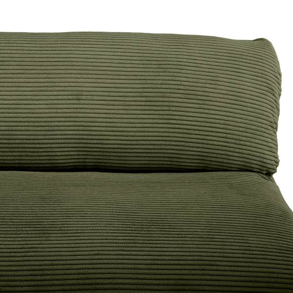 Schlafsofa LYNO Cordstoff Naris: Grün