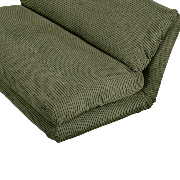 Schlafsofa LYNO Cordstoff Naris: Grün