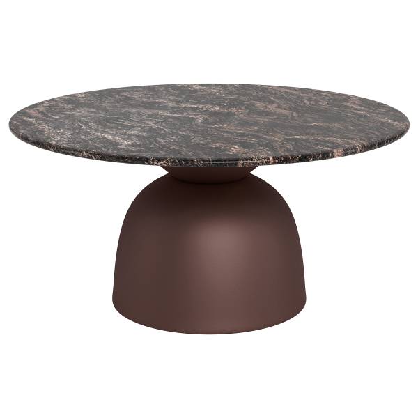 Couchtisch Torinn Marmor / Metall - Marmor Schwarz