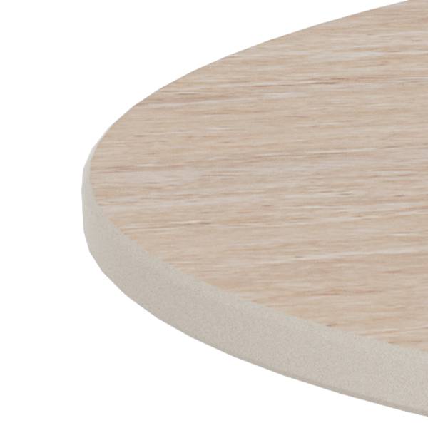 Couchtisch Landeo - 70 cm Keramik / Metall - Travertin Dekor