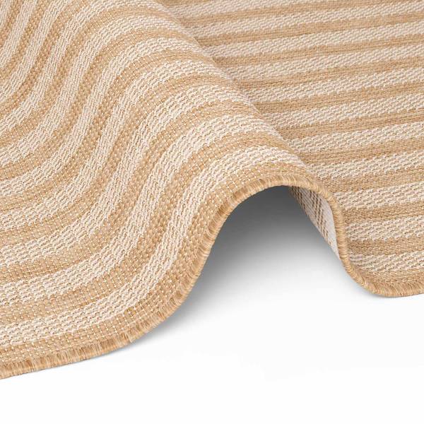 Outdoorteppich Linley Polypropylen - Beige / Braun - 120 x 170 cm