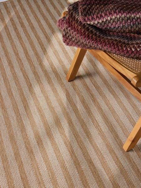Outdoorteppich Linley Polypropylen - Beige / Braun - 120 x 170 cm