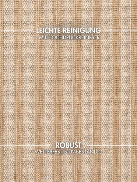 Outdoorteppich Linley Polypropylen - Beige / Braun - 120 x 170 cm