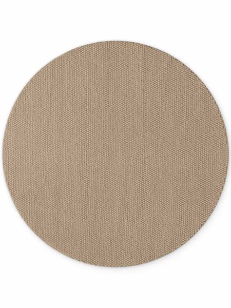 Wollteppich Diana rund Wolle - Beige
