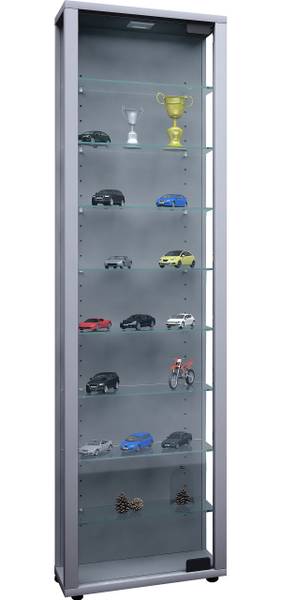 Standvitrine Edana Silber - 8