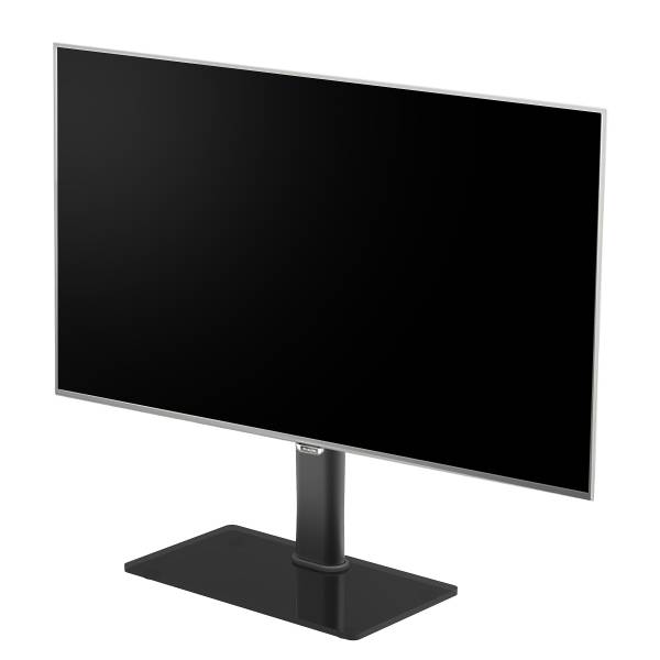 Tv-houder B-TTS metaal/glas - zwart/zwart glas - Breedte: 46 cm