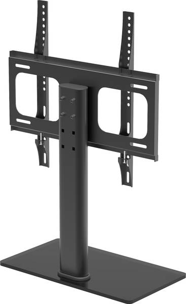 Tv-houder B-TTS metaal/glas - zwart/zwart glas - Breedte: 46 cm